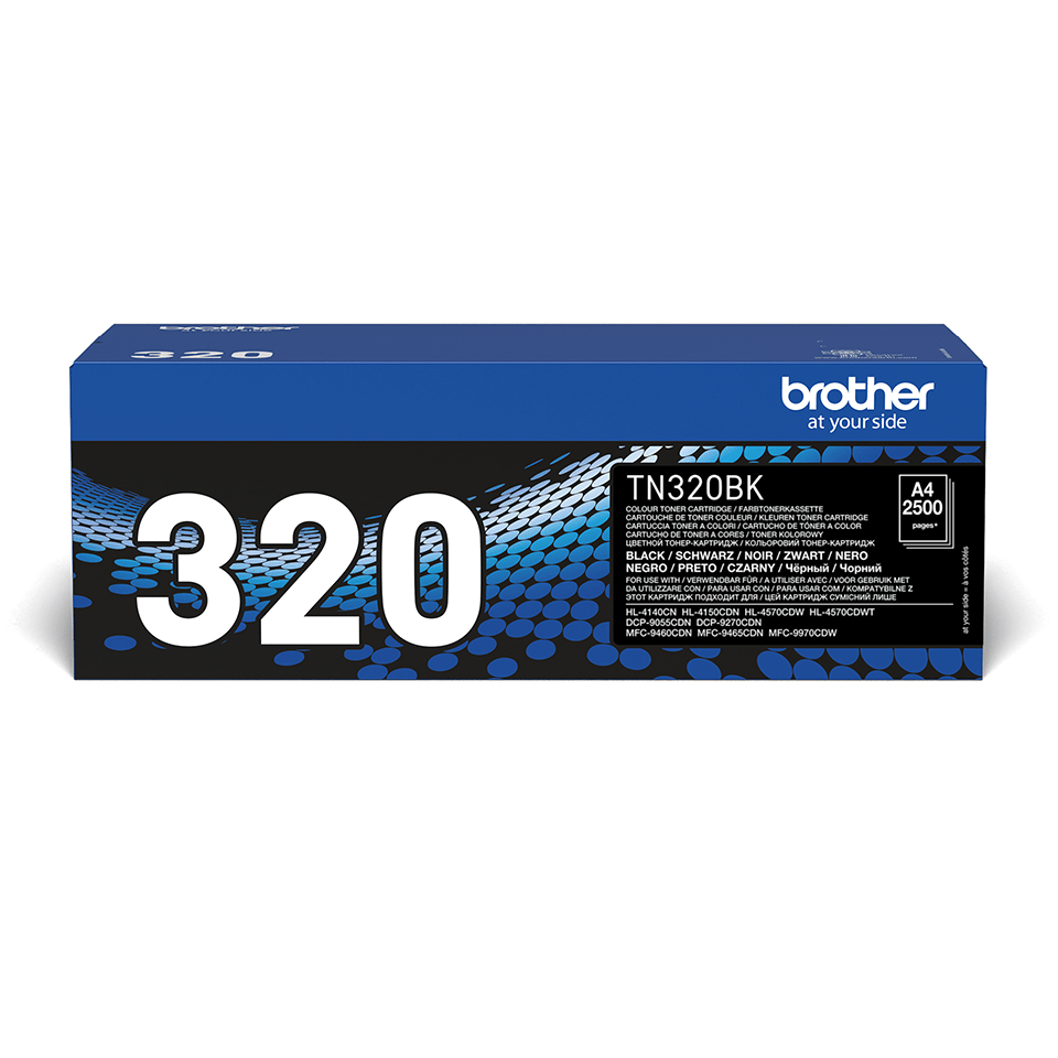 BROTHER TN320BK Toner black 2500 pages for 4150CDN 4570CDW 4570CDWT