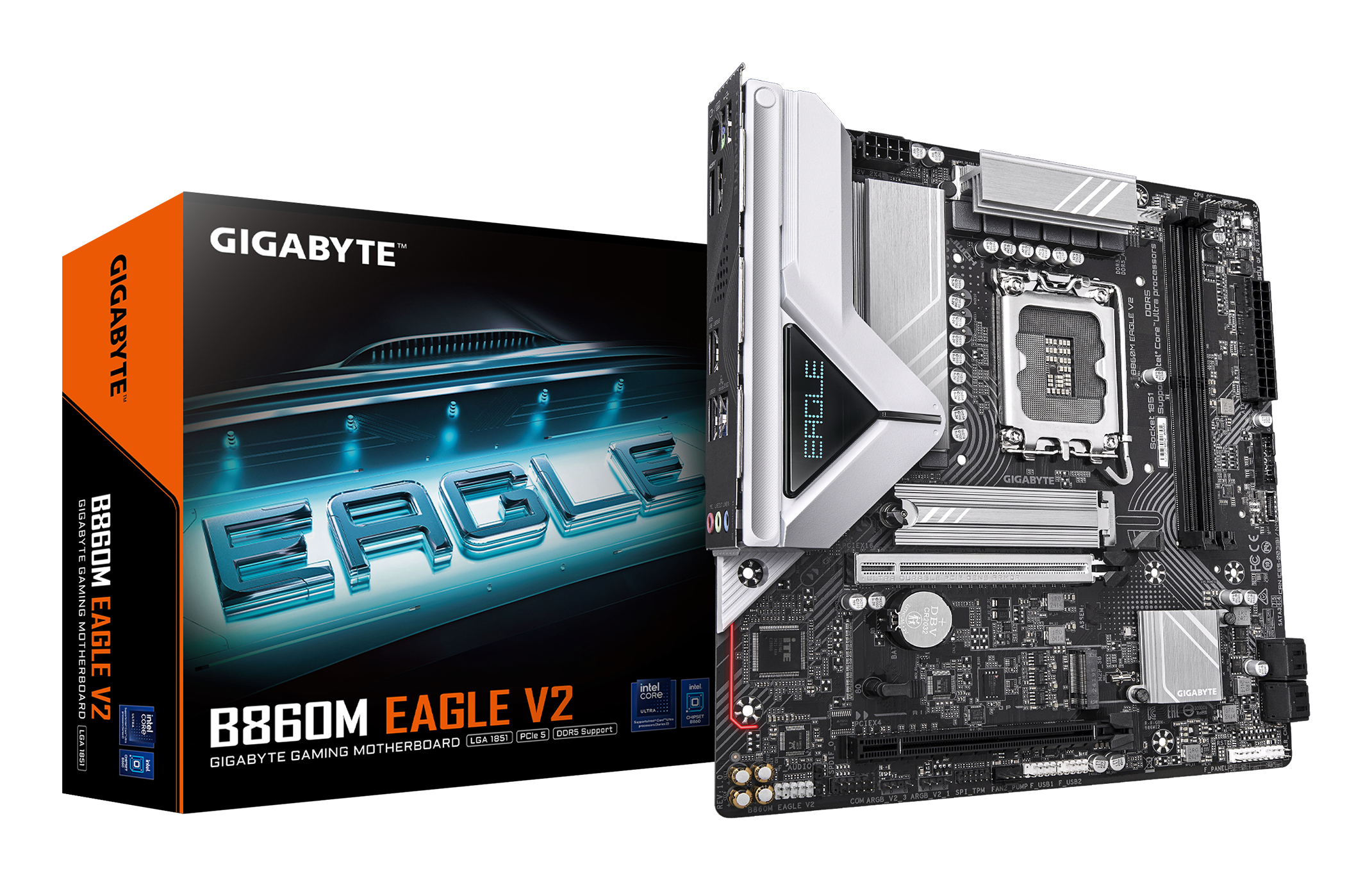 Gigabyte B860M EAGLE V2 Micro ATX LGA1851 sokkel Intel B860