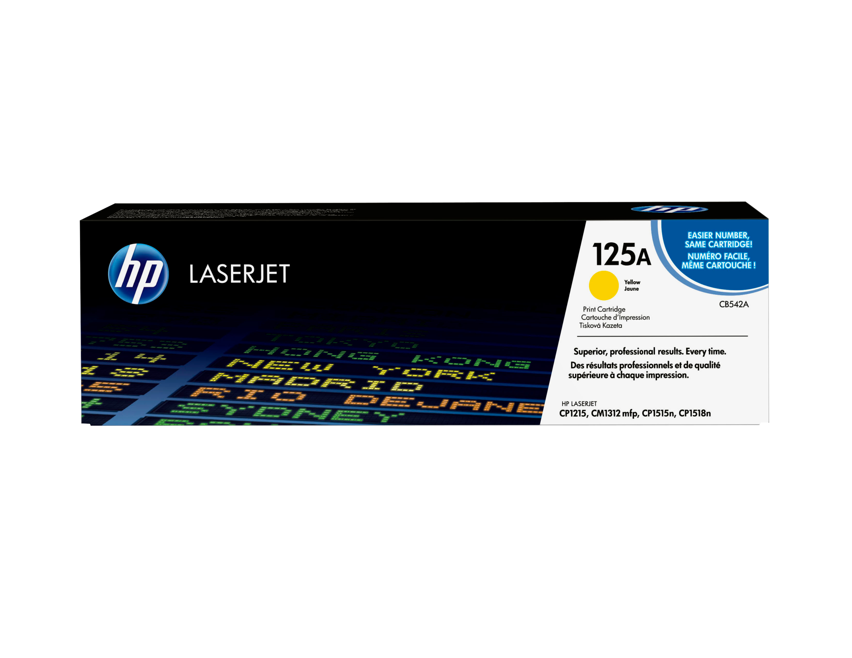 HP Toner 125A CB542A Gelb