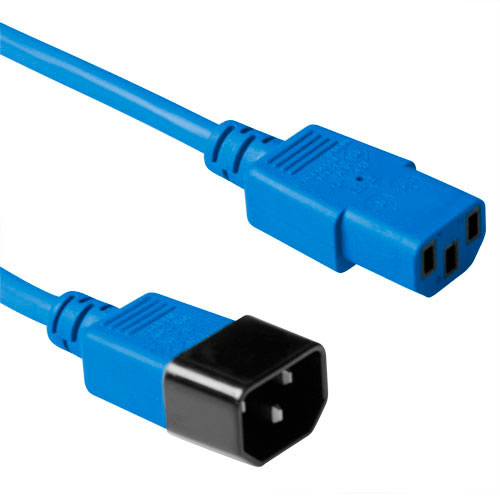 Powercord C13 - C14 blue 0.6 m