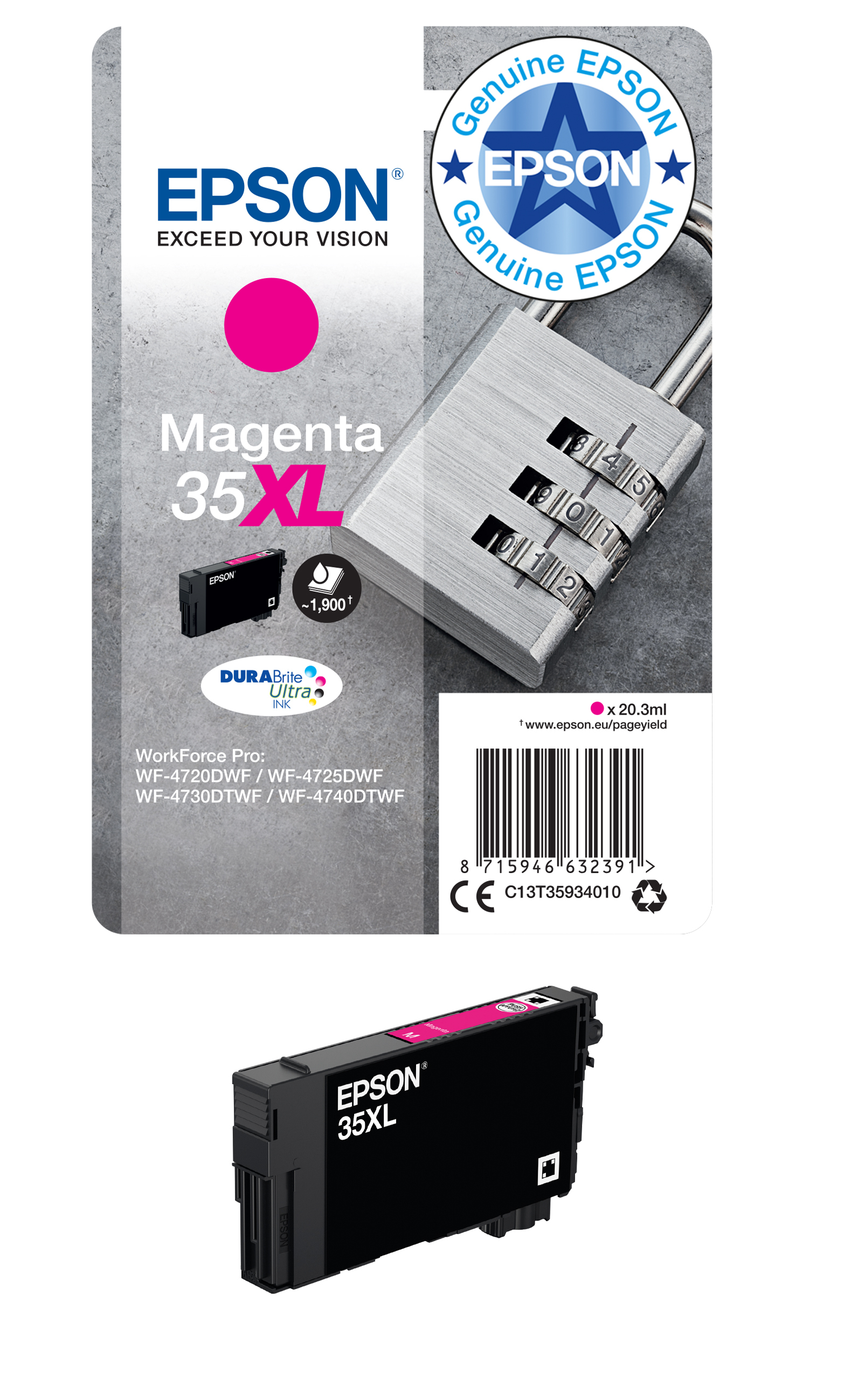 Epson C13T35934010 magenta HC