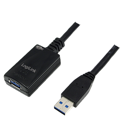 LogiLink USB3.0 Repeater Cable - USB-f