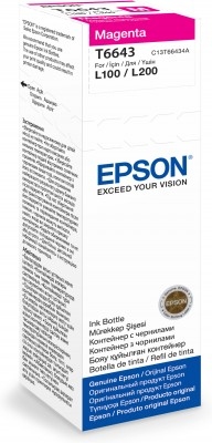 Epson T6643 - magenta - original - blæ