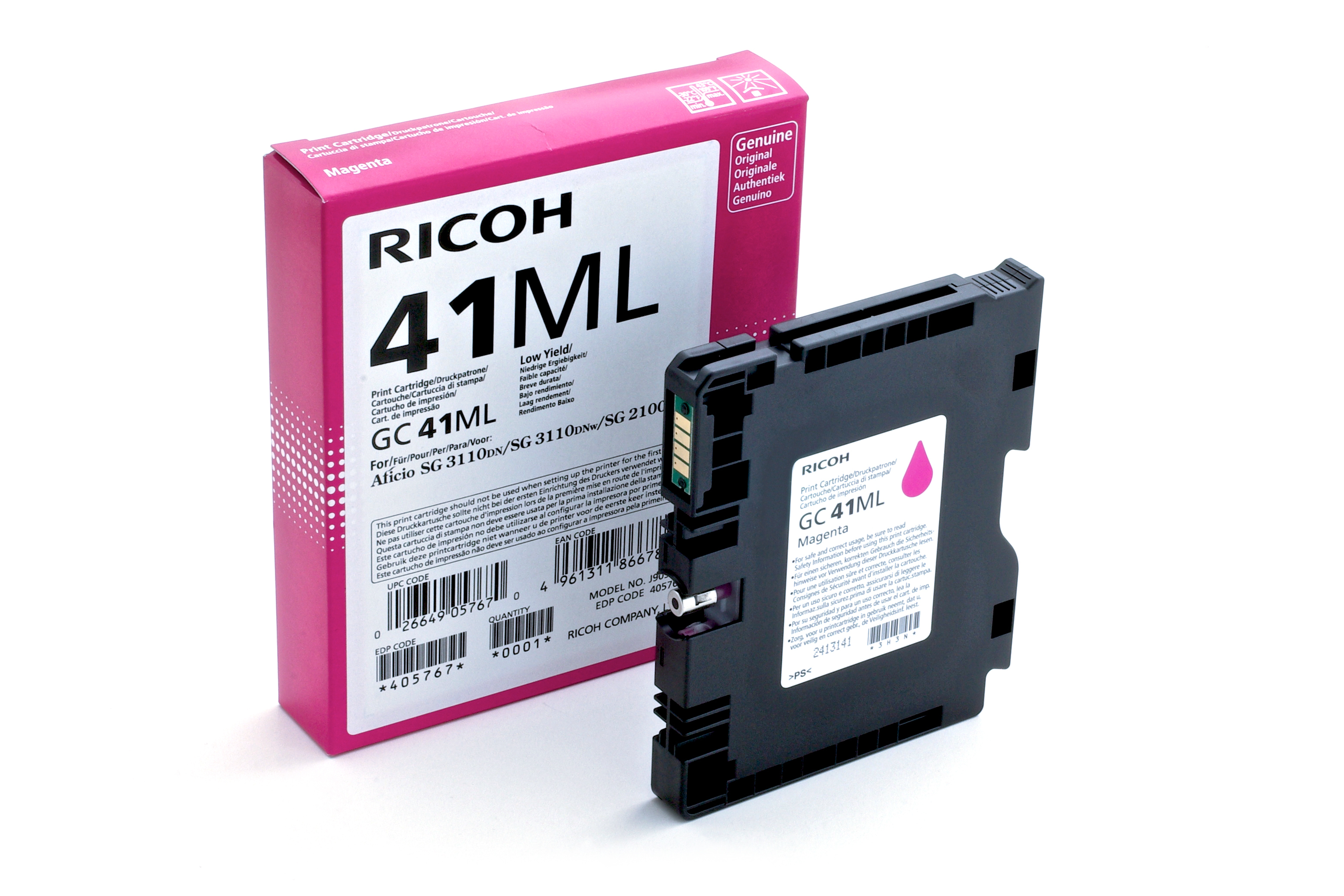 Ricoh Tinte 405767 magenta GC41ML