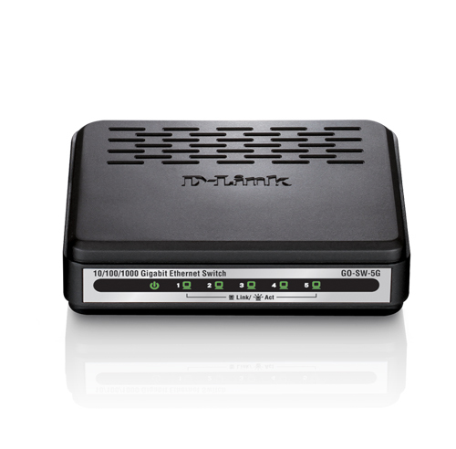 D-Link GO-SW-5G - switch - 5 porte - i