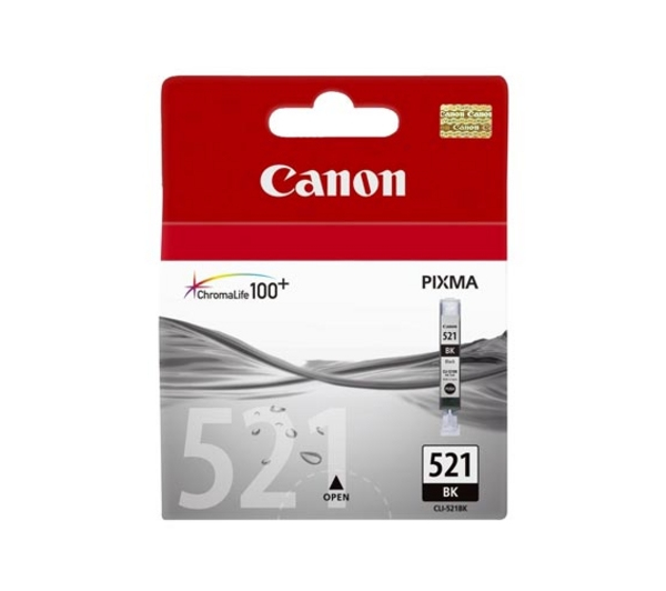 Canon Tintenpatrone - CLI-521BK - 2933B008 - schwarz - 9ml