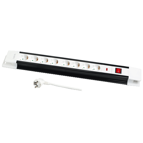 Str. 8er Steckdose 3m white | Logilink