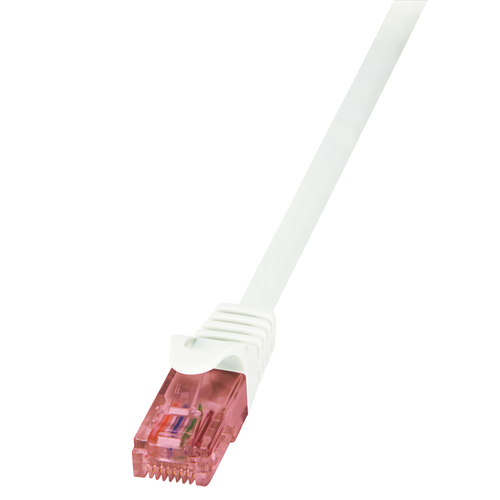 Patch Cable Cat.6 U/UTP BC white,20m PrimeLine