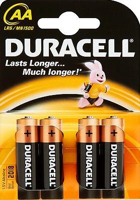 DURACELL Basic MN1500 AA (LR06), 4-pac