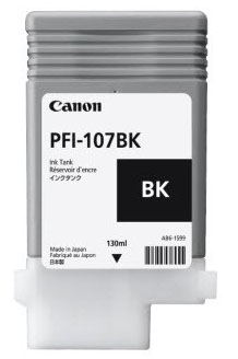 Canon Tinte PFI-107BK 6705B001 Schwarz 130ml
