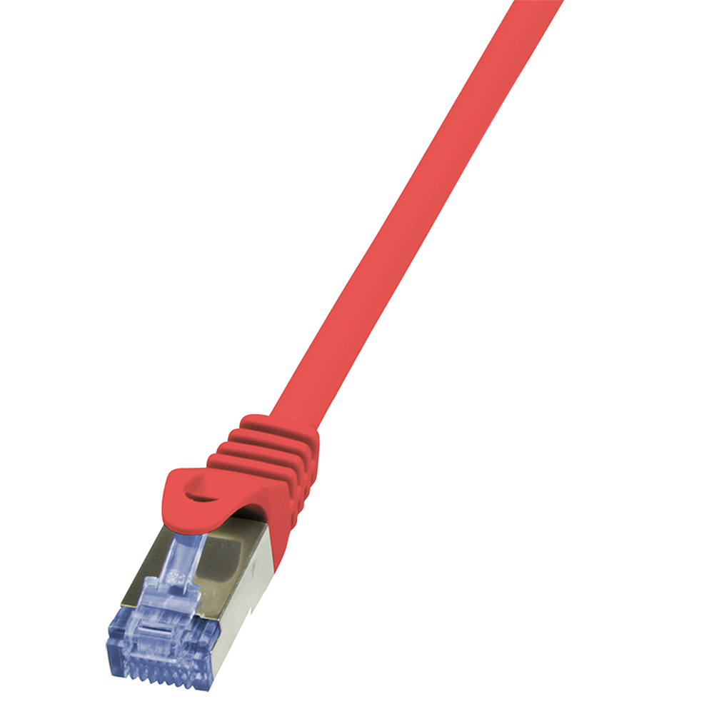 Logilink Patchkabel CAT6A S/FTP AWG26 PIMF 1,00m rot