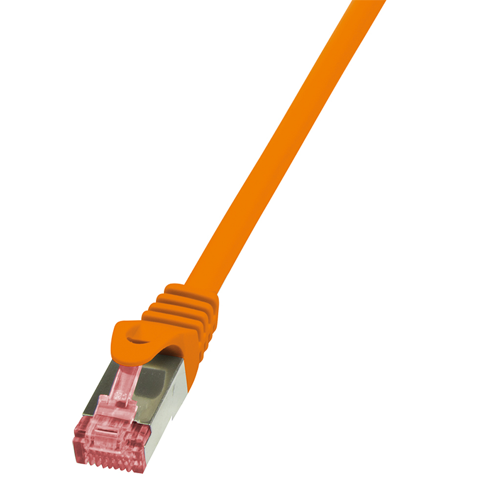 Logilink Patch Cable Cat.6 S/FTP orange 1,50m, PrimeLine