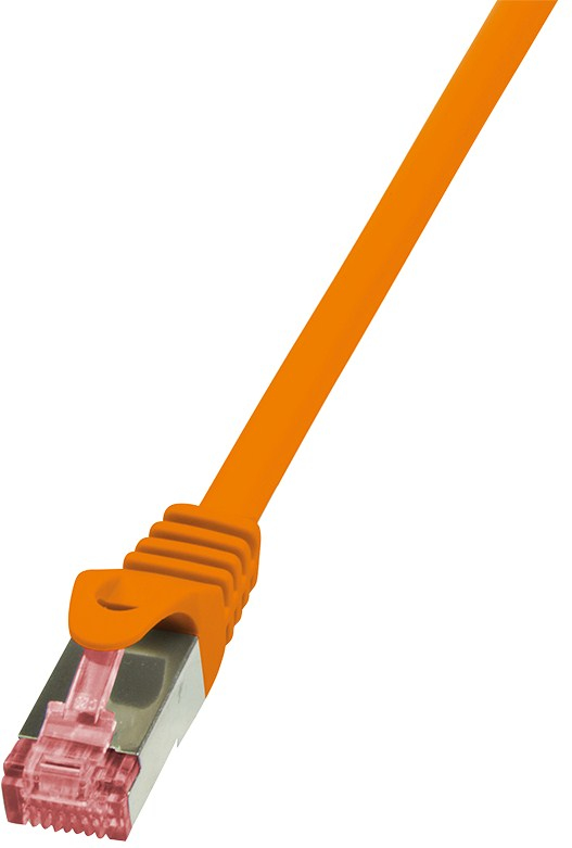 Logilink Patch Cable Cat.6 S/FTP orange 3,00m, PrimeLine