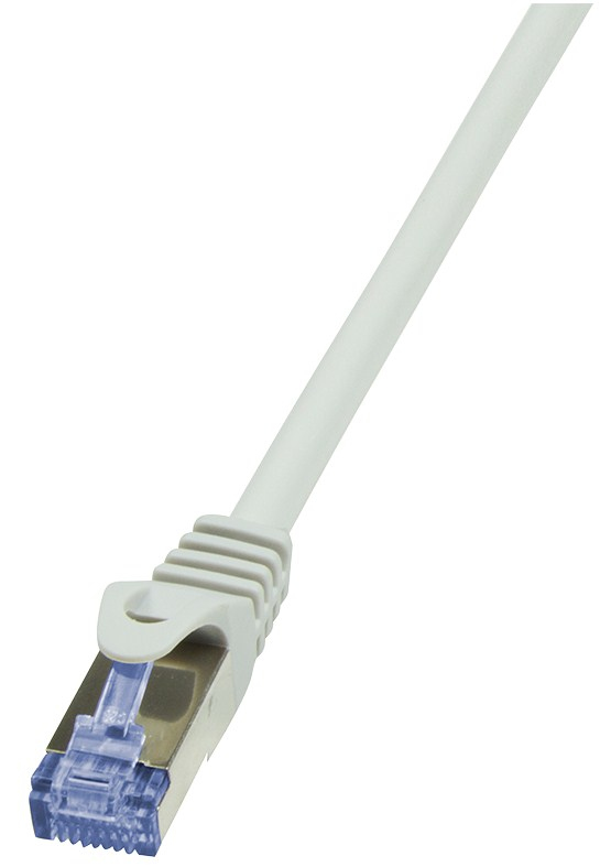 Logilink Patch Cable Cat.6A S/FTP grey 1,50m, PrimeLine