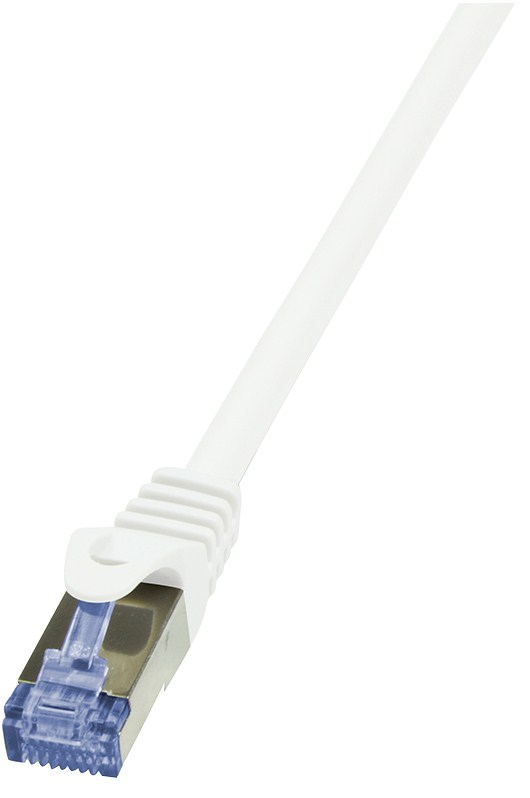 Logilink Patch Cable Cat.6A S/FTP white 1,50m, PrimeLine