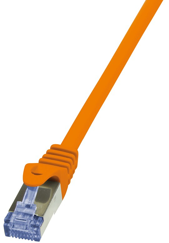 Patch Cable Cat.6A S/FTP orange 5,00m, PrimeLine