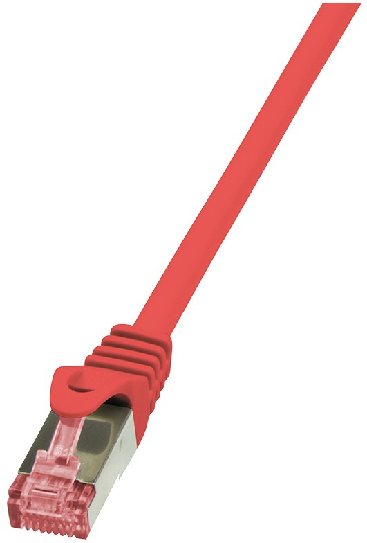 Patch Cable Cat.6 S/FTP red 0,50m, PrimeLine