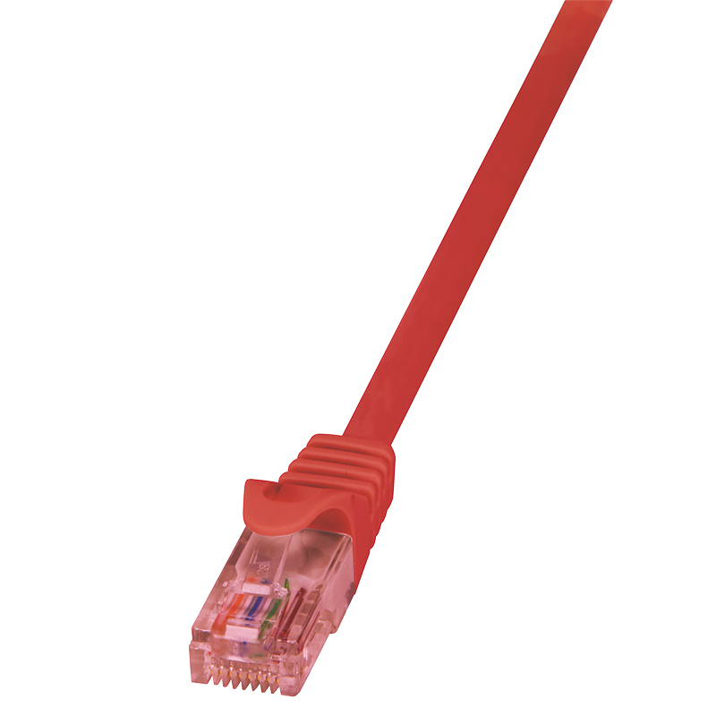 Logilink Patch Cable Cat.6 U/UTP BC red, 1,00m PrimeLine