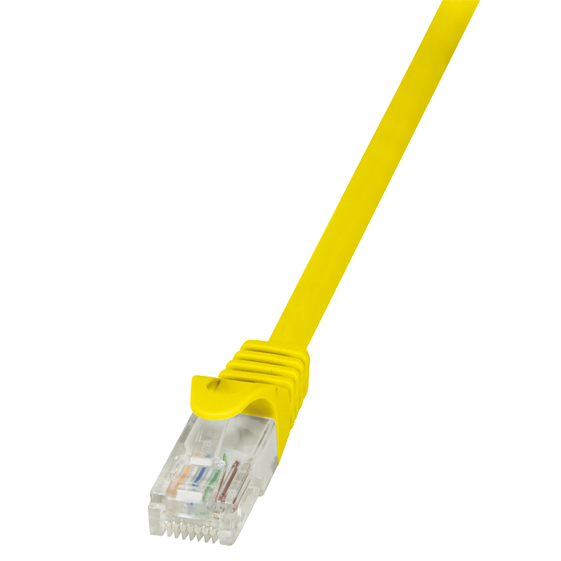 Logilink Patch Cable Cat.6 U/UTP yellow 1,00m EconLine