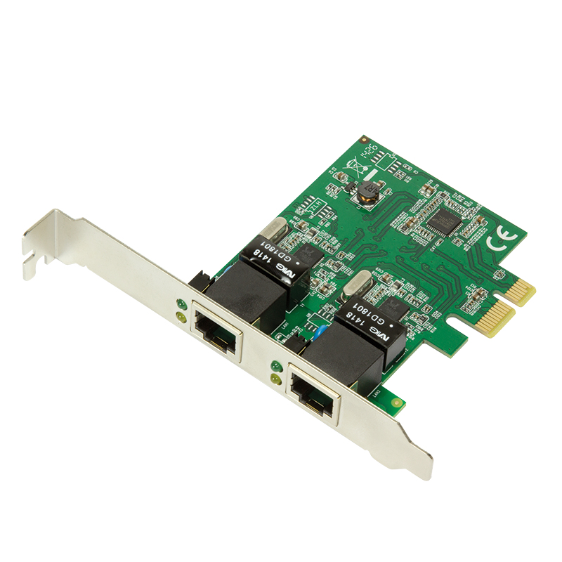 PCI-Express Card, 2-port Gigabit Lan
