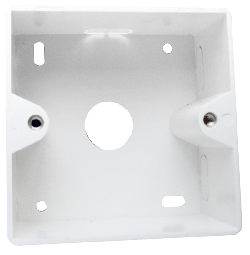 Logilink Surface back box for flush mount outlets, signal white