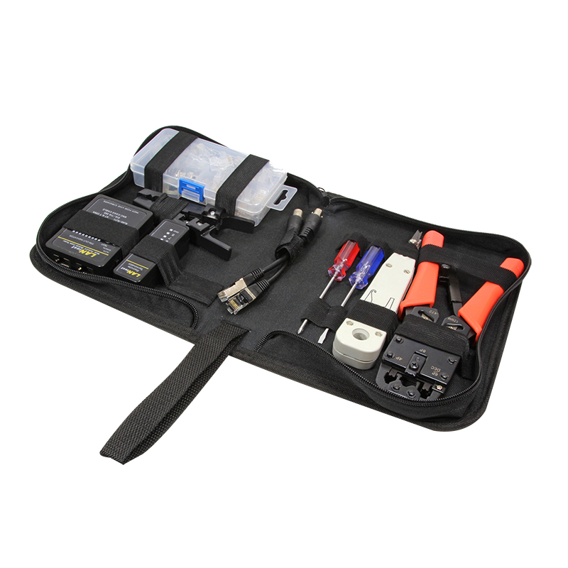 LogiLink Management Netzwerk-Werkzeugset mit Tasche 6-teilig