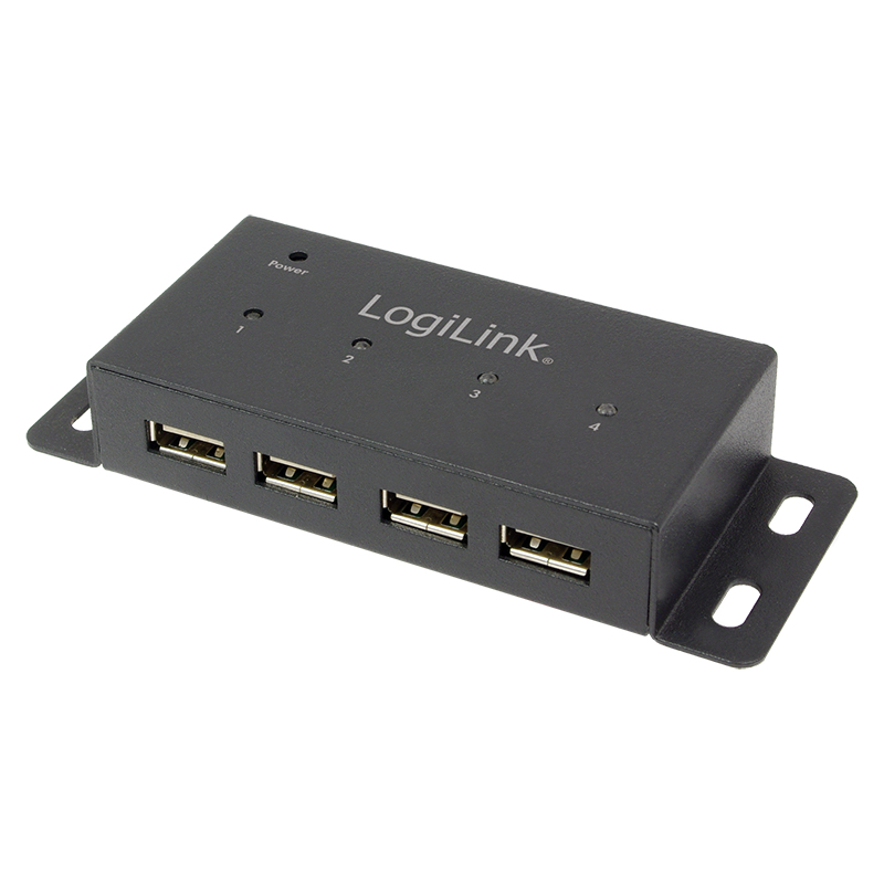 LogiLink UA0141A USB 2.0 HUB 4-Port 4xUSB 2.0 montierbar