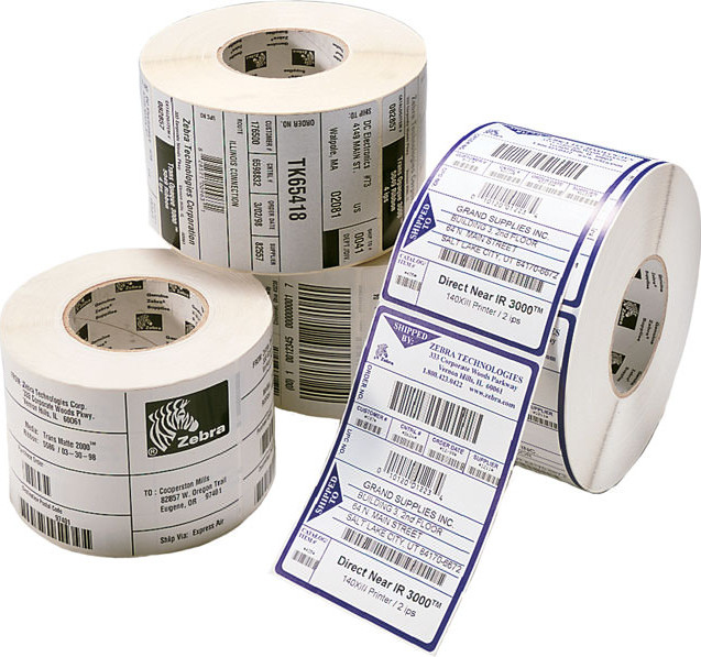 ZEBRA Etiketten 102x38mm Papier Z-Select 2000T,1790 Etiketten/Rolle