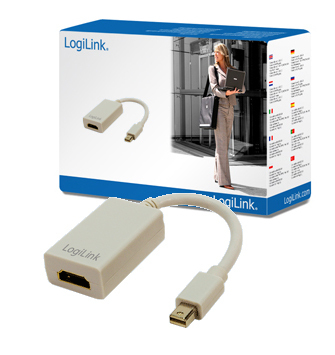 Logilink Mini DisplayPort to HDMI Adapter. 0.15m. weiß