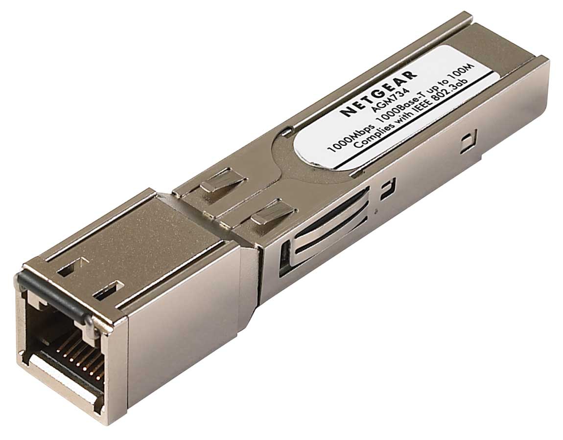 Netgear PROSAFE 1000BASE-T SFP RJ45 AGM734, 10000 Mbit/s, SFP