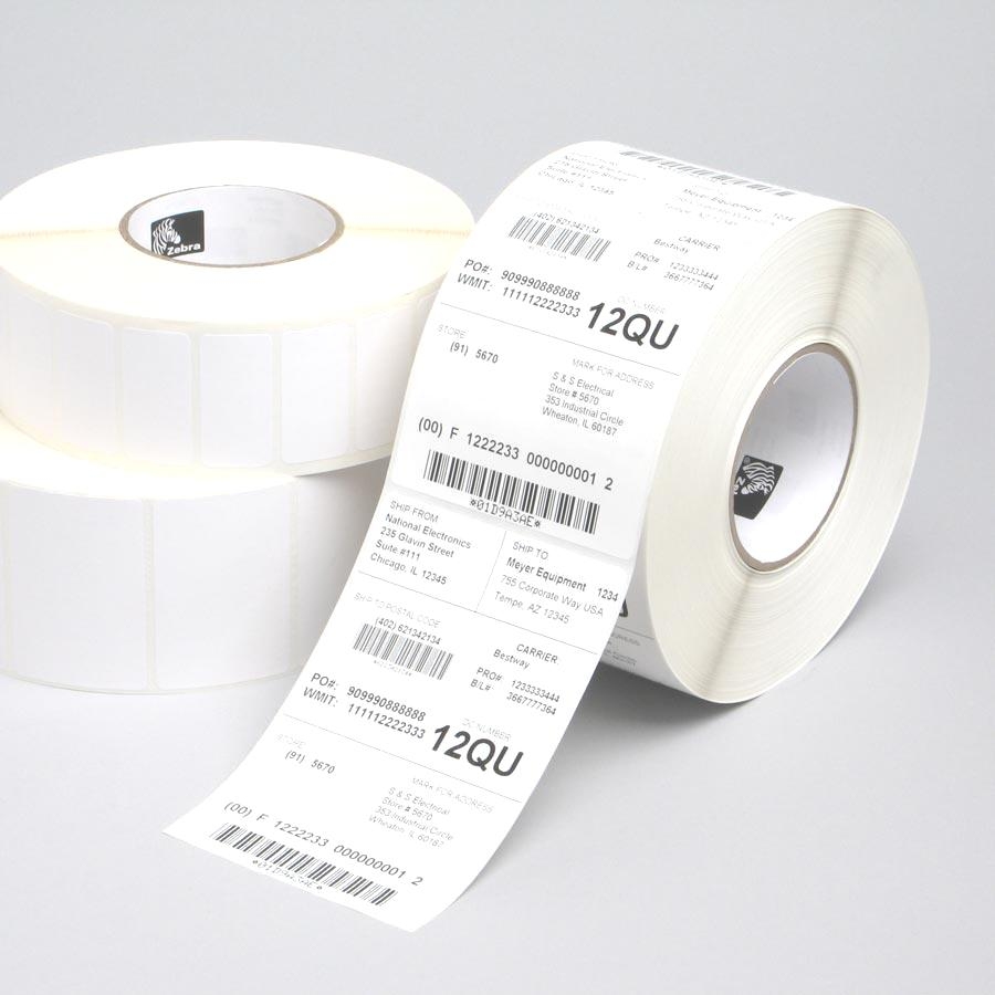 ZEBRA Etiketten 102x203mm Papier 4R. Z-Perform 1000T,726 Etiketten/Rolle