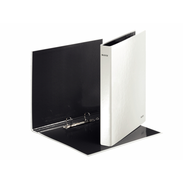 Leitz WOW Ring binder - pearl white ri