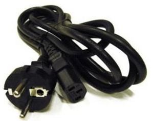Dell 220V 2.0M power cord with  2-prong Euro plug