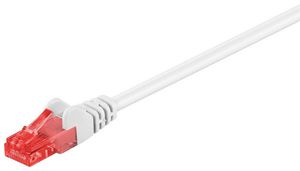 MicroConnect U/UTP CAT6 0.25M White PVC Unshielded Network Cable,  PVC, 4x2xAWG 26 CCA, 0.25 Meter