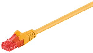 MicroConnect U/UTP CAT6 5M Yellow PVC Unshielded Network Cable, PVC, 4x2xAWG 26 CCA