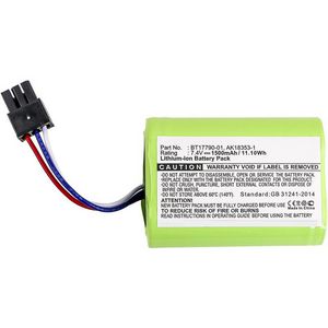 CoreParts Battery for Comtec Scanner 11.1Wh Li-ion 7.4V 1500mAh Black, MX420L