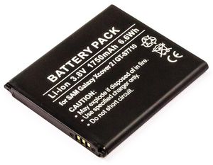 CoreParts Battery 6.65Wh Li-ion 3.8V  1750mAh for Samsung Mobile  6.65Wh Li-ion 3.8V 1750mAh Samsung Xcover 2. GT-S7710