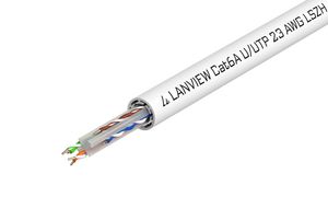 Lanview Cat6a U-UTP Network Cable  4x2xAWG23 500m