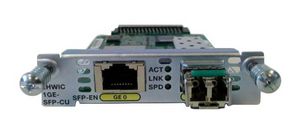 Cisco EHWIC-1GE-SFP-CU network  switch module Gigabit  Ethernet Cisco EHWIC-1GE-SFP-CU, Gigabit Ethernet, 10,100,1000 Mbit/s, HSRP,