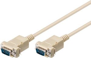 MicroConnect D-SUB/RS-232 - D-SUB/RS-232 3m DB9-DB9  M/M seriell / serial  1:1