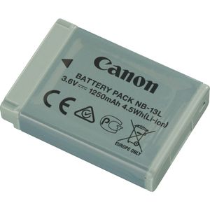 Canon NB-13L BATTERY NB-13L, Lithium-Ion (Li-Ion),  1250 mAh, Camera, 3.6 V, 4.5 Wh, Grey