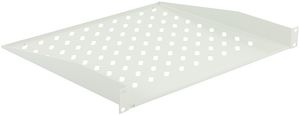 Lanview 1U 19" D=400mm RACK MOUNT  SHELF WHITE