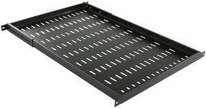 Lanview D=670mm FIXED SHELF  ADJUSTABLE SIDE ARM BLACK