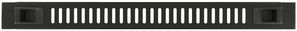 Lanview 1U 19" SNAP LOCKING, VENTED  BLANK PANEL BLACK