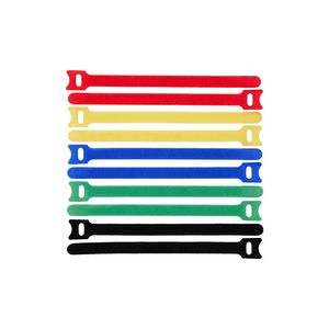 ProXtend Hook and Loop 20cm x 12mm  Multi 10pcs