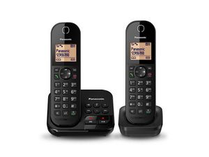 Schnurlostelefon mit AB KX-TGC422GB Duo - schwarz