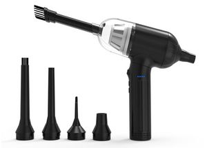 CoreParts 2in1 - Cordless Air Duster  (blower) and Vacuum Cleaner  with 7500mAh Battery and 3 Gears windspeed, Including 5 attachments and USB-C