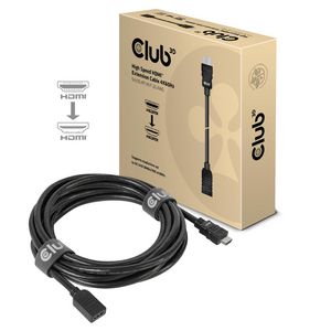 Club3D High Speed Hdmi Extension  Cable 4K60Hz MF 5M16.4Ft 26  Awg