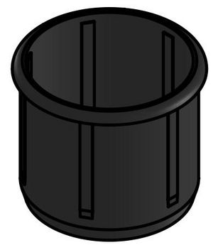 Ergonomic Solutions Plastic Anti-Wobble sleeve,  SP1 long and black
