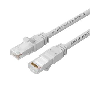 Lanview CAT6A S/FTP 7,5m White LSZH,  HIGH-FLEX